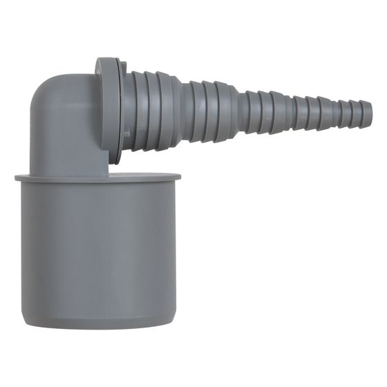 Airfit Schlauchwinkel Plus DN 50, 8,5-26,6mm, Polypropylen, Grau, 50005SW