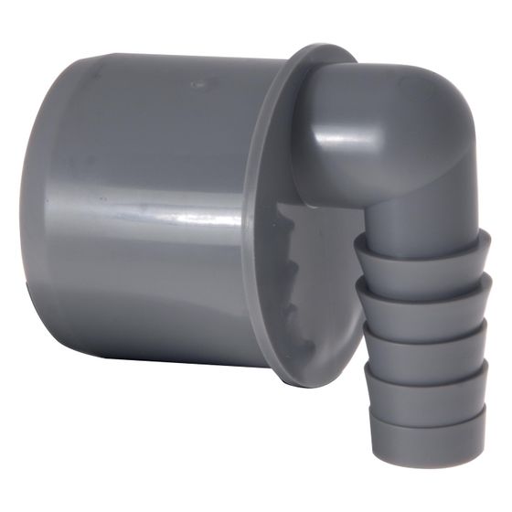 Airfit Schlauchwinkel DN 50, 90 Grad, 18-21,7mm, PP, Grau, 50010SW