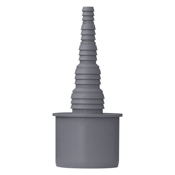 Airfit Schlauchnippel DN 50, 8,2-26,5mm, PP, Grau, 50011SN