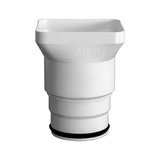 Airfit Trichtersiphon Airfit Plus DN 50/DN 110/DN 125, DN 50/DN 110/DN 125, PP, Weiß, 50126TS