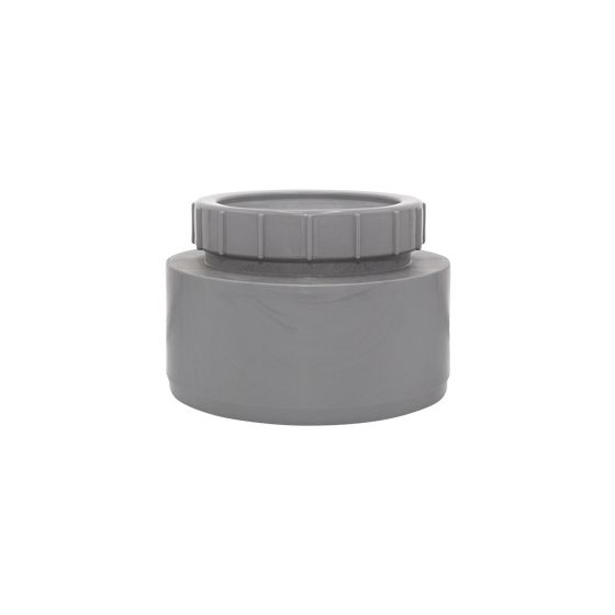 Airfit Endstopfen DN 160, PP, mit Schraubverschlusskappe, Grau, 51160ES