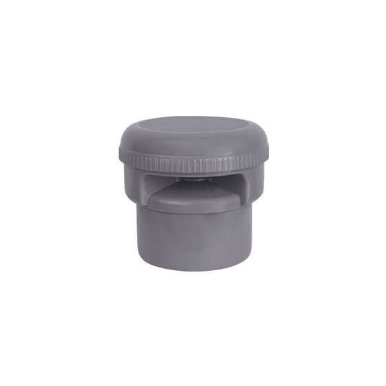 Airfit Rohrbelüfter, DN 110, PP, für Abflussrohre, Grau, 57110RB
