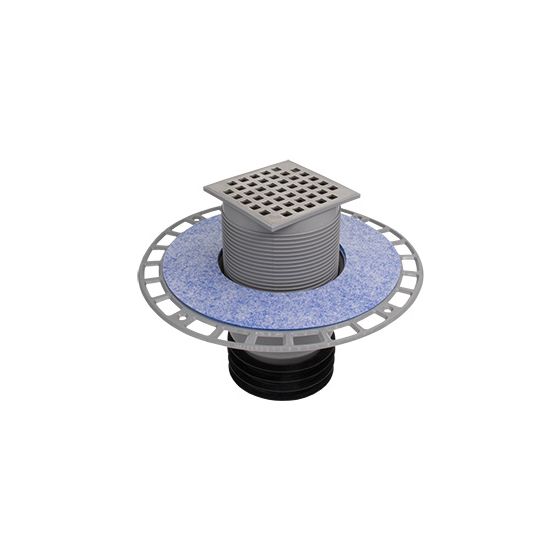 Airfit Bodenablauf Profi-Plus, DN 50/90/110, mit Dichtungsflansch, Rost verschraubt, 60203BA