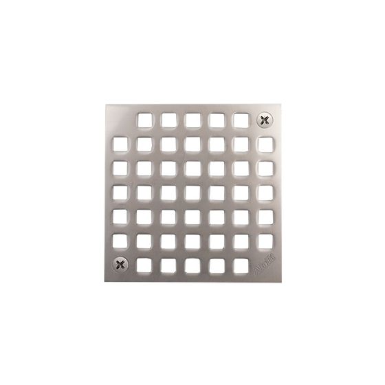 Airfit Edelstahlrost Standard, 2mm gebürstet, verschraubt, Edelstahl, 60205BA