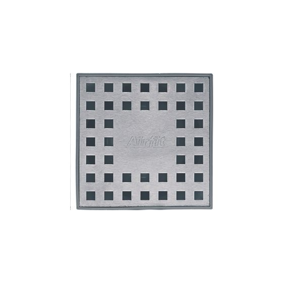 Airfit Edelstahlrost Standard, 3mm gebürstet aufliegend, Edelstahl, 60210BA