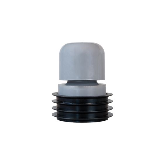 Airfit Einstecksiphon DN 110, DN 110, PP, mit Schraubverschlusskappe, Grau, 60250ES