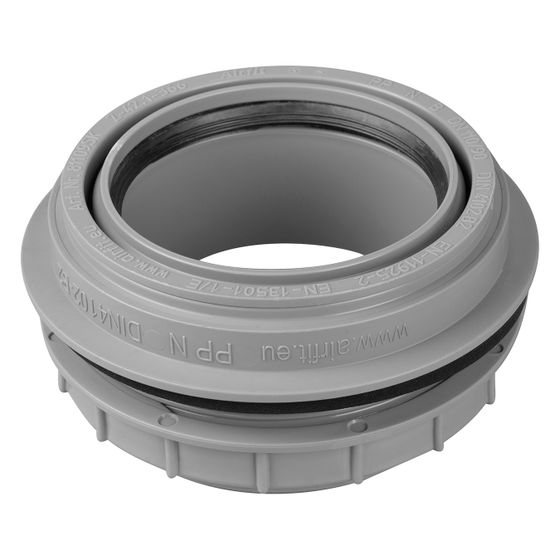 Airfit Schottverschraubung DN 90, ohne Dampfsperrfolie, PP, Grau, 60490SV