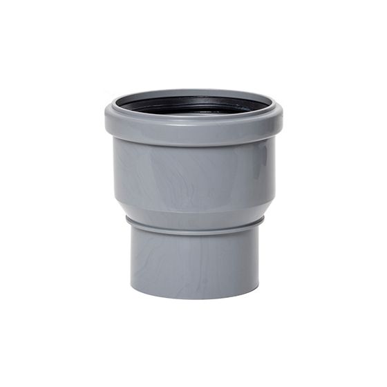 Airfit Reduzieradapter DN 75/90, konzentrisch, PP, Grau, 69075RA
