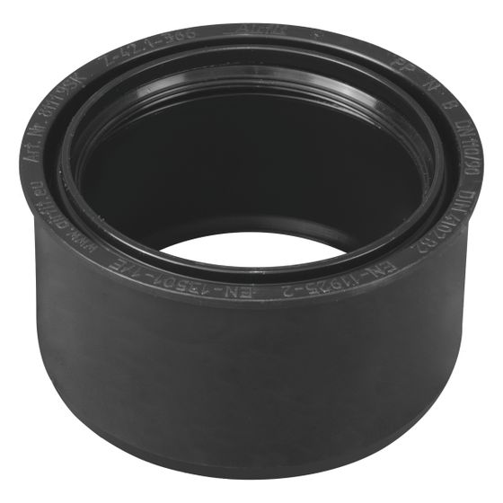 Airfit Superkurz-Reduzierstück, DN 110/90, PP, Schwarz, 81119SK