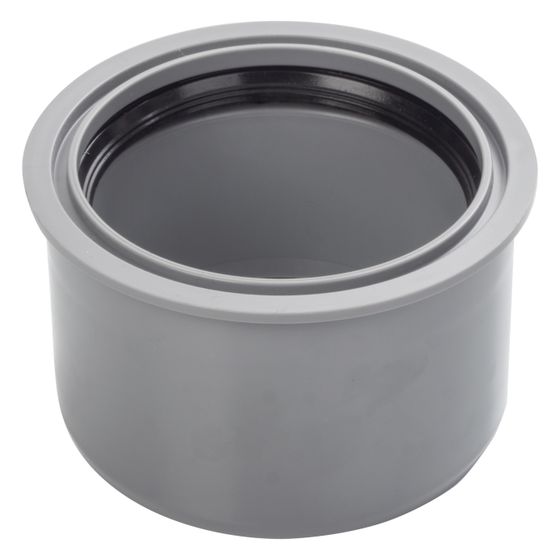 Airfit Superkurz-Reduzierstück, DN 90/75, PP, Grau, 89075SK