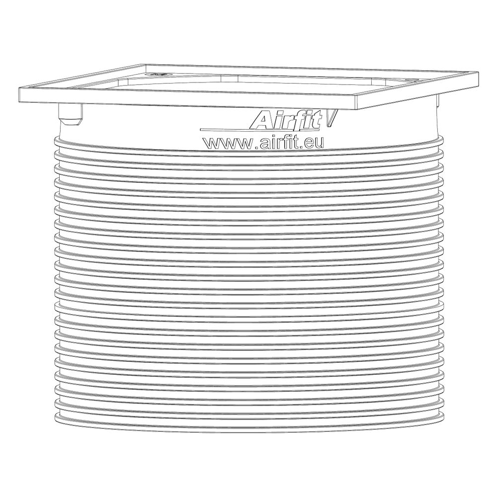Airfit Höhenverstellbarer Aufsatz, PP, 60206BA... AIRFIT-60206BA 4048797602065 (Abb. 2)