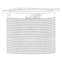 Airfit Höhenverstellbarer Aufsatz, PP, 60206BA... AIRFIT-60206BA 4048797602065 (Abb. 1)