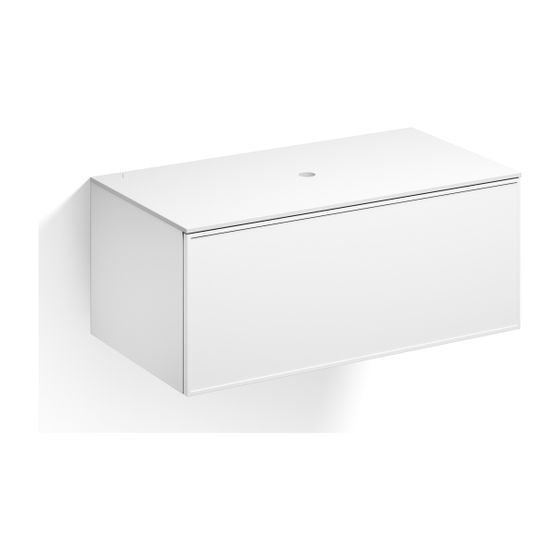 Alape Möbelmodul Arkta 6012117 1000x400 Weiß/Weiß