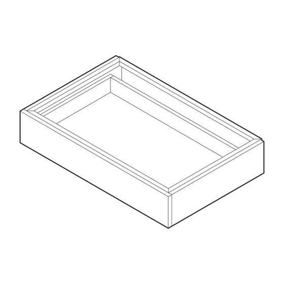 Alape Möbelmodul H1.1000.5 8851100 Dekor Weiß