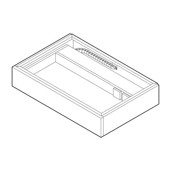 Alape Möbelmodul H1.1000.5 8851106 Dekor Weiß