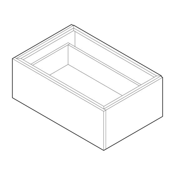 Alape Möbelmodul H3.1000.5 8851300 Dekor Weiß