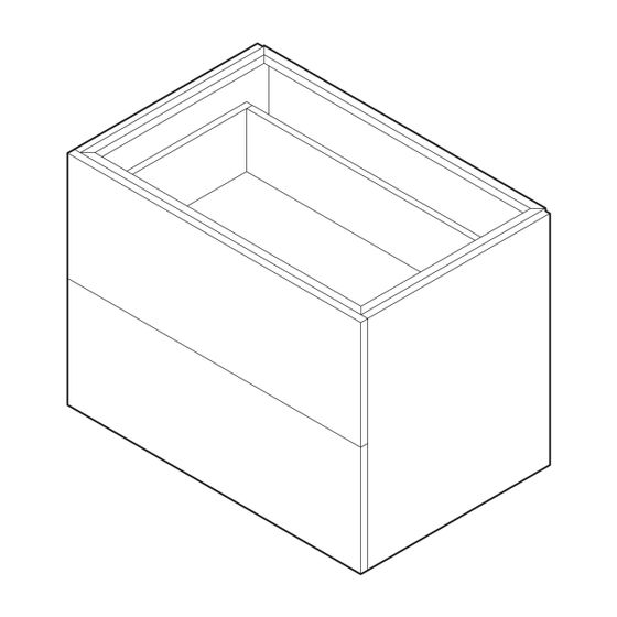 Alape Möbelmodul H6.1000.5 8851600 Firnis