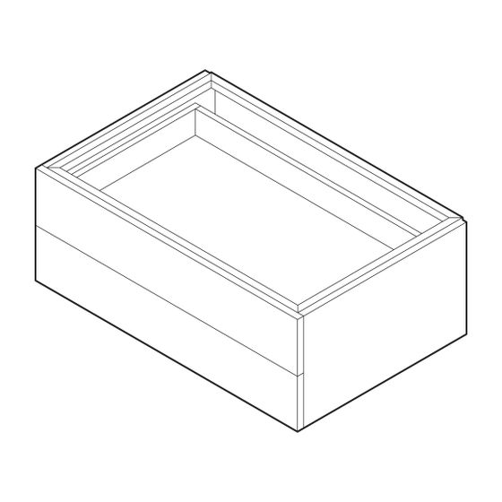 Alape Möbelmodul H3.450.5D 8854200 Firnis