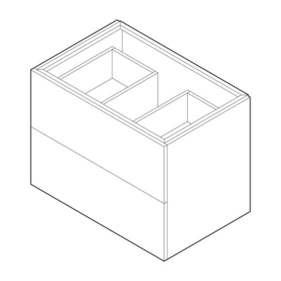 Alape Möbelmodul H1.600.5 8856106 Firnis