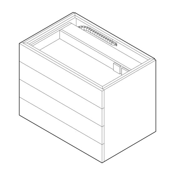 Alape Möbelmodul H6.600.5D 8856506 Firnis