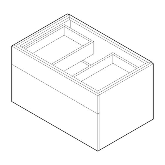 Alape Möbelmodul H4.600.6S 8866410 Firnis