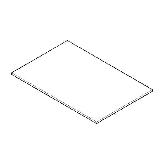 Alape Trägerplatte GL600.600 8520602 Tiefschwarz, satiniert