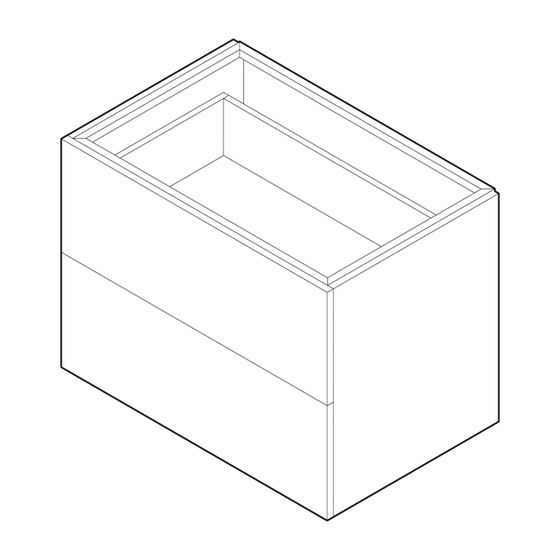 Alape Möbelmodul H6.800.5 8858600 Firnis