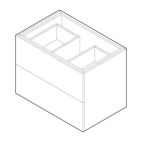 Alape Möbelmodul H6.800.5S 8858610 Firnis