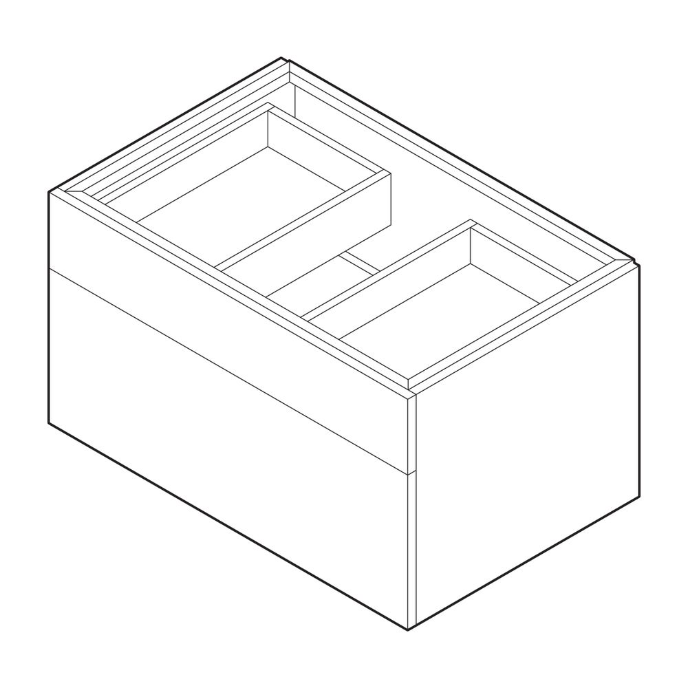 Alape Möbelmodul H4.1000.5S 8851410 Dekor Weiß... ALAPE-8851410611 4024718265236 (Abb. 1)