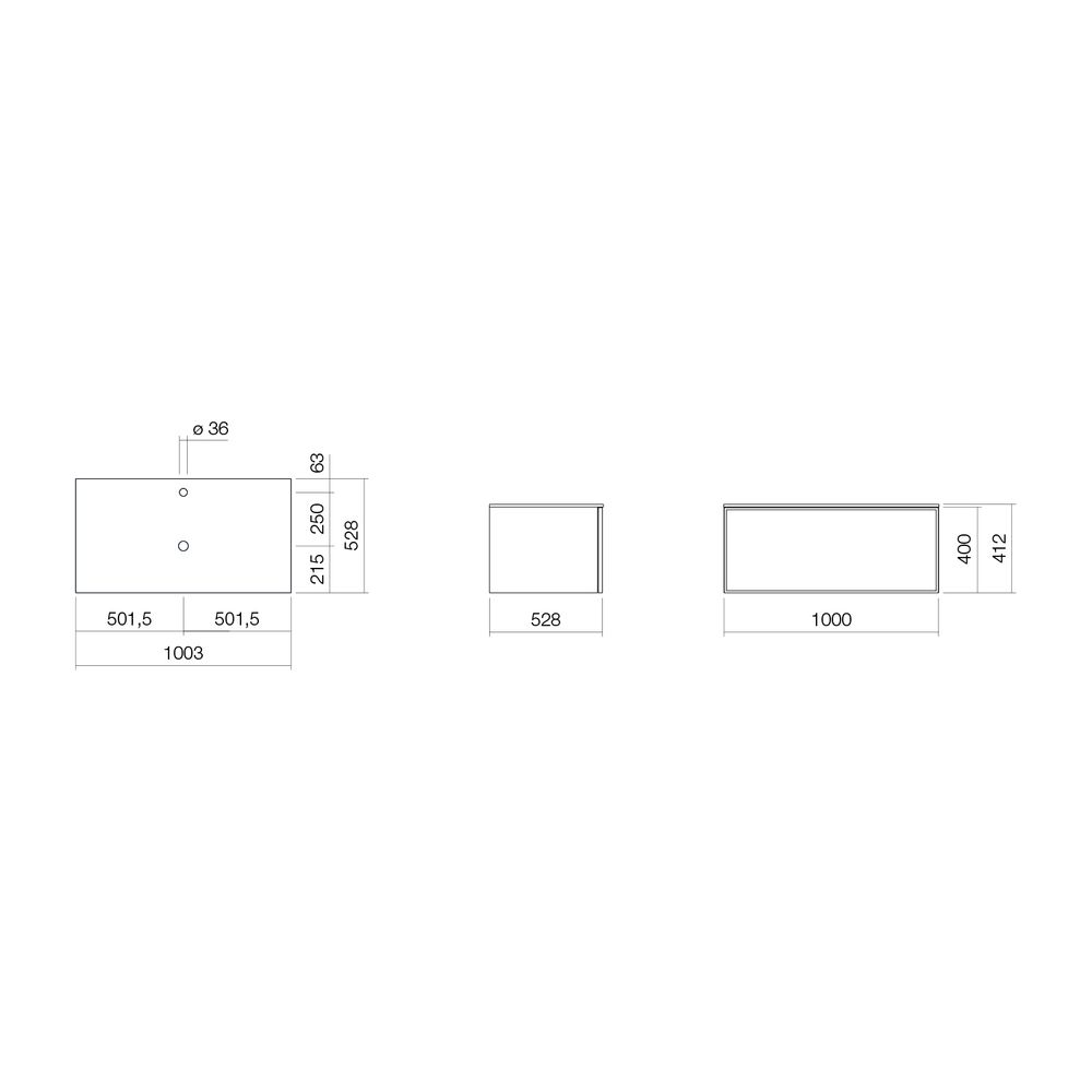 Alape Möbelmodul Arkta 6012107 1000x400 NY Silk/Quarzgrau... ALAPE-6012107452 4024718691257 (Abb. 2)