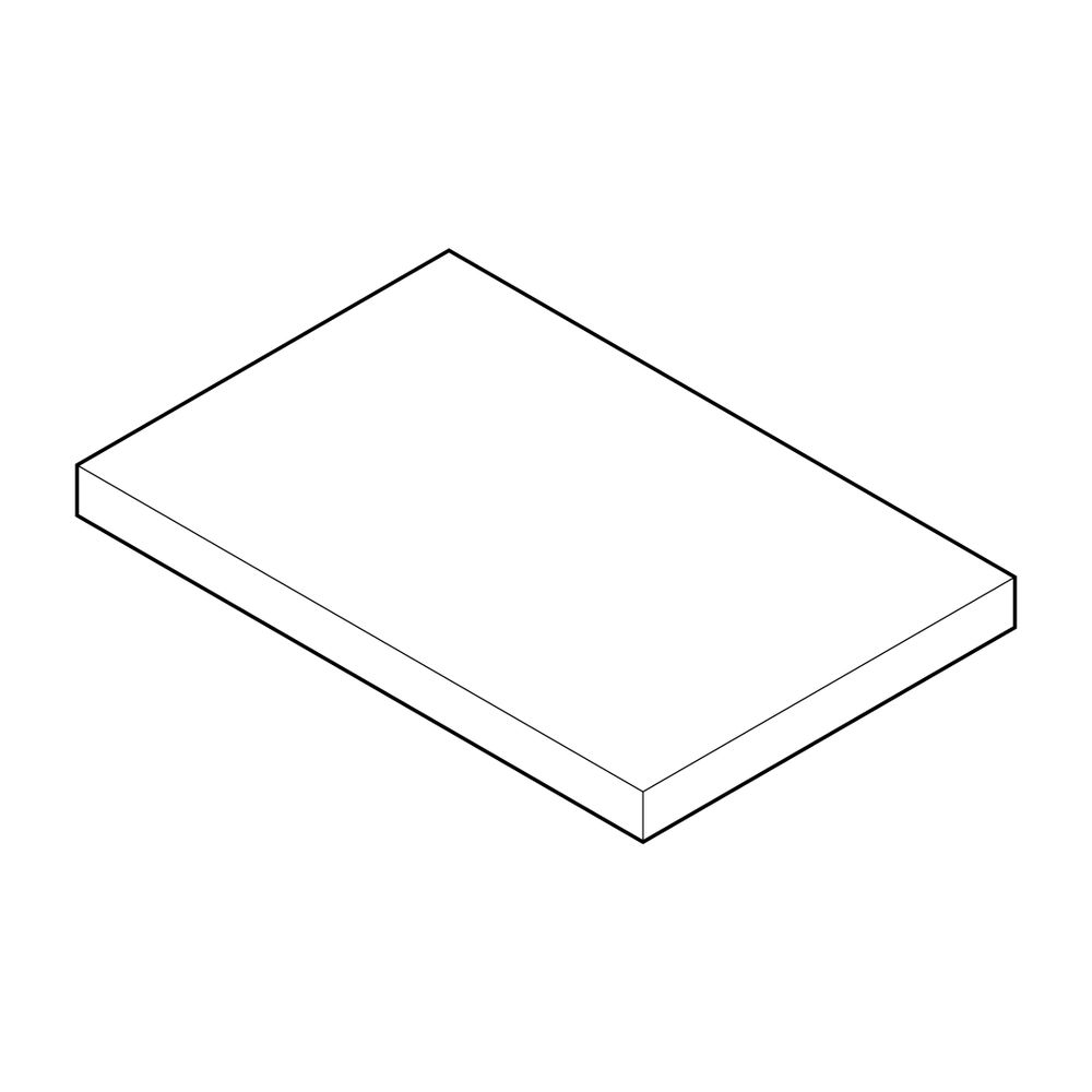 Alape Trägerplatte HO525.800 8581503 Dekor Walnuss... ALAPE-8581503621 4024718492915 (Abb. 1)