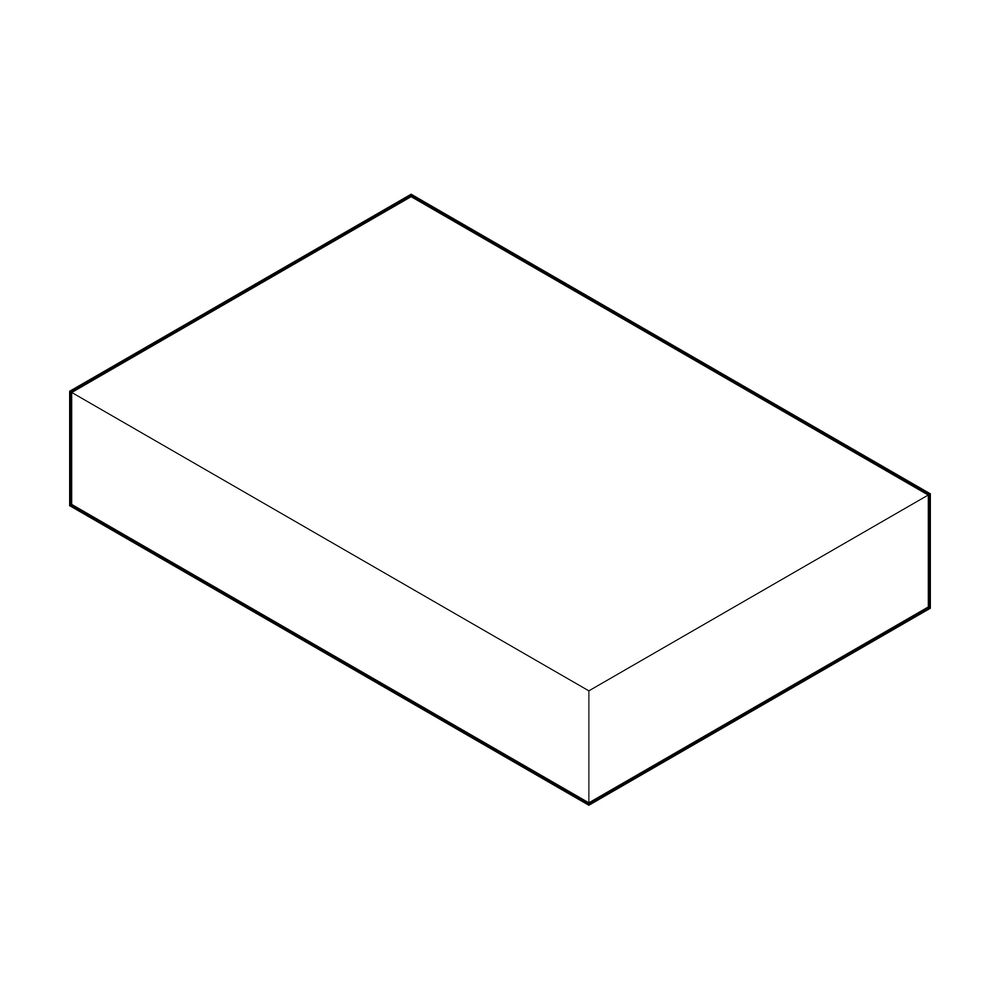 Alape Funktionsplatte HO525.450 8584501 Eiche hell... ALAPE-8584501688 4024718447175 (Abb. 1)