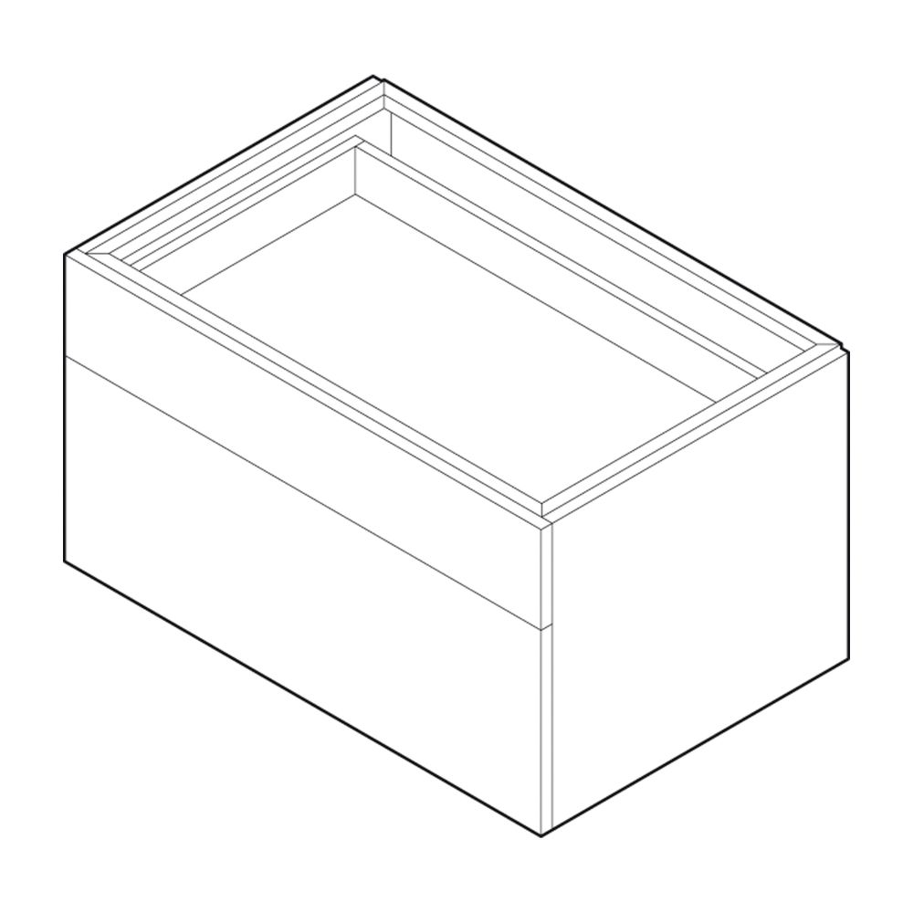 Alape Möbelmodul H4.800.5 8858406 Dekor Weiß... ALAPE-8858406611 4024718150822 (Abb. 1)