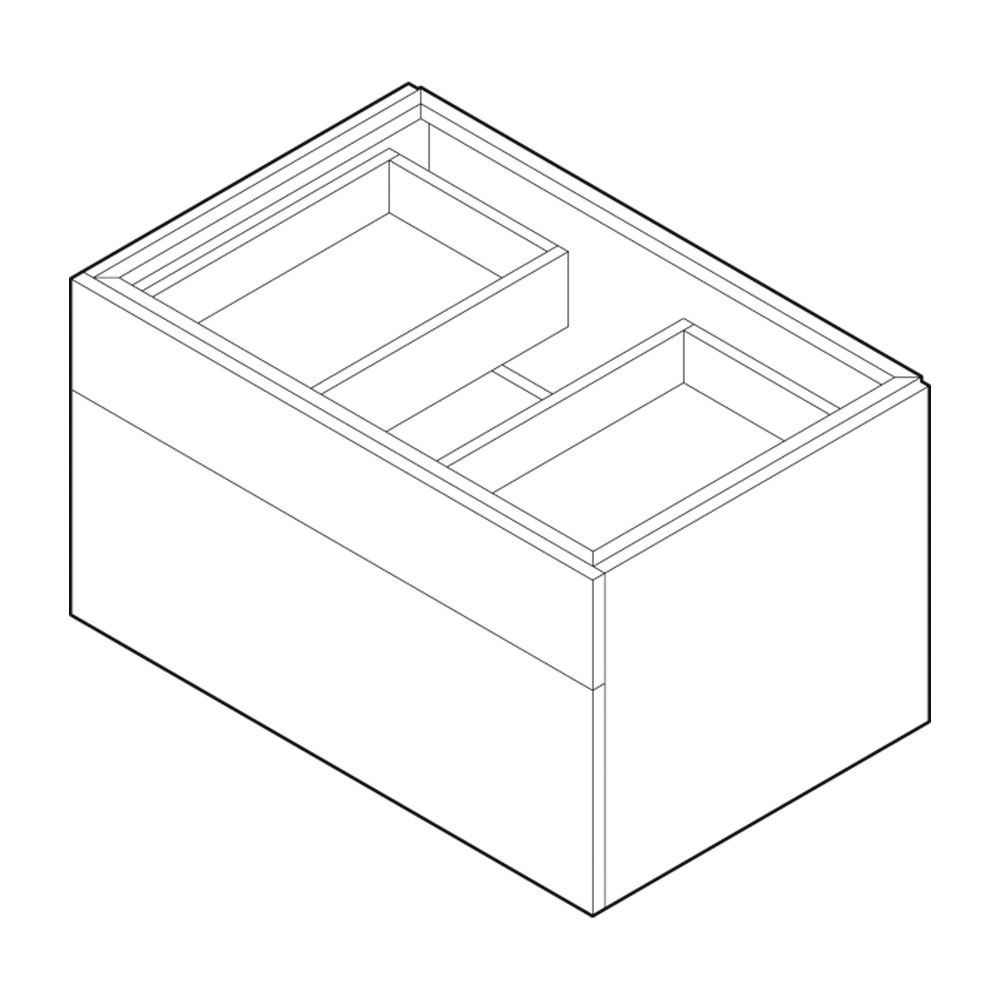 Alape Möbelmodul H4.800.5S 8858410 Dekor Graueiche... ALAPE-8858410620 4024718229184 (Abb. 1)