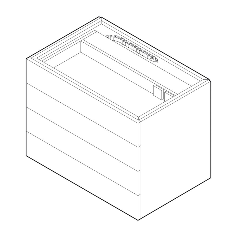 Alape Möbelmodul H6.800.5D 8858506 Dekor Graueiche... ALAPE-8858506620 4024718150983 (Abb. 1)