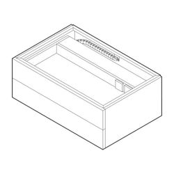 Alape Möbelmodul H3.800.5D 8858206 Dekor Walnuss... ALAPE-8858206621 4024718234768 (Abb. 1)