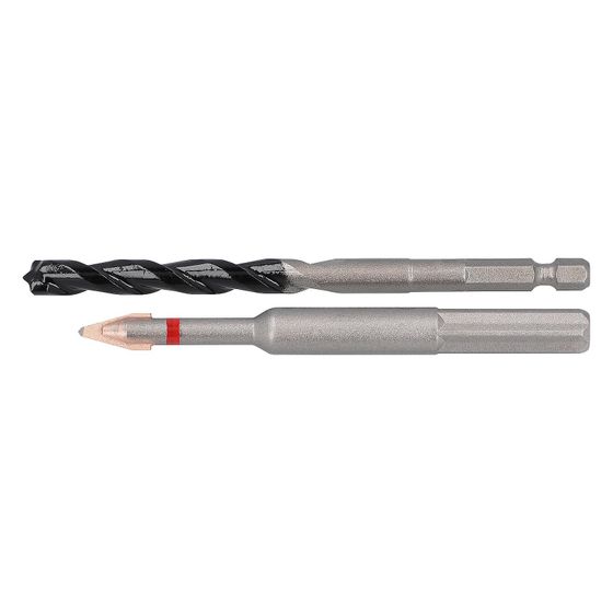 Alpen Fliesen-Betonbohrer C-Protector, 8mm 106mm 120mm, 6,35mm Sechskant