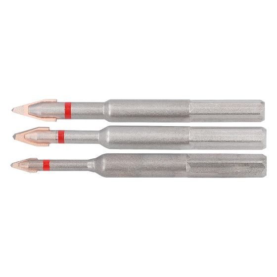 Alpen Fliesenbohrer-Set C-Protector, 6-10mm, 3-tlg