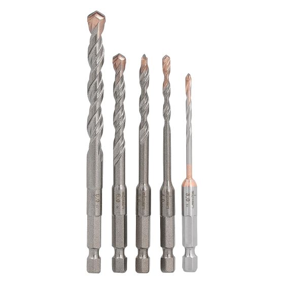 Alpen Mehrzweckbohrer-Set IMPULZOR UNI ATM5, 3-8mm, 5-teilig