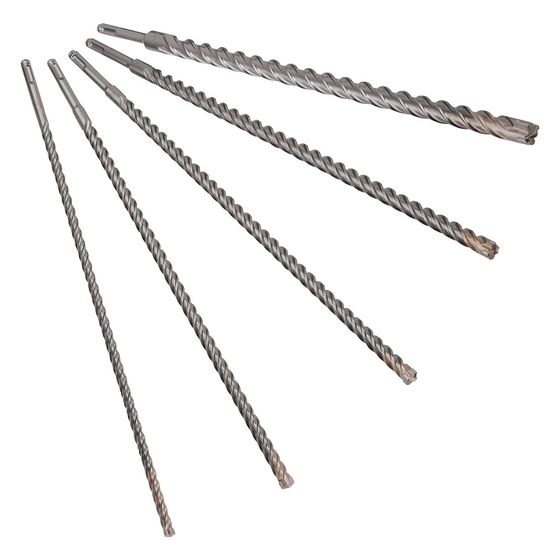 Alpen Hammerbohrer-Set FORCE X, 10-20mm, 450mm, SDS-plus, 4-Schneider