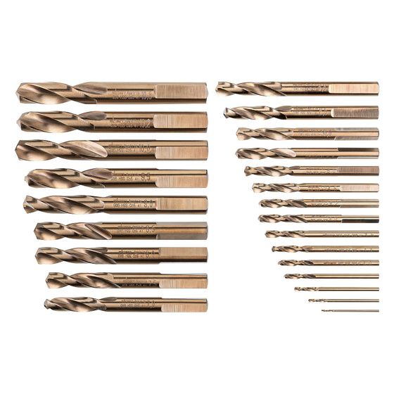 Alpen Spiralbohrer-Set DIN 1897 PZ, 1-10mm, 24-teilig, 90600024100