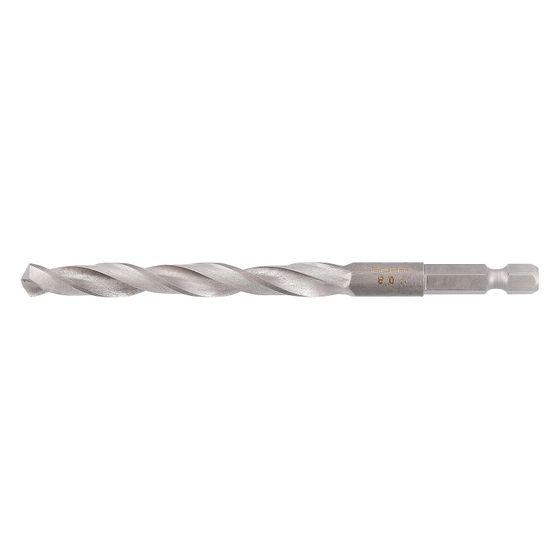 Alpen Metallbohrer IMPULZOR METAL HSS DIN 338, 8mm, 75mm Arbeitslänge, 117mm Gesamtlänge, 6,35mm Sechskantschaft