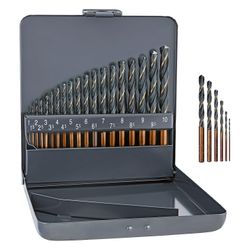 Alpen Metallbohrer-Set, DIN 338 RN, 1-10mm... ALPEN-810019100 9002741649174 (Abb. 1)