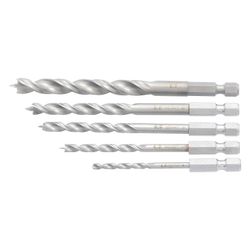 Alpen Holzbohrer-Set IMPULZOR WOOD ATM5, 3-8mm, Sechskant 6,35mm... ALPEN-57500005100 9002741666270 (Abb. 1)
