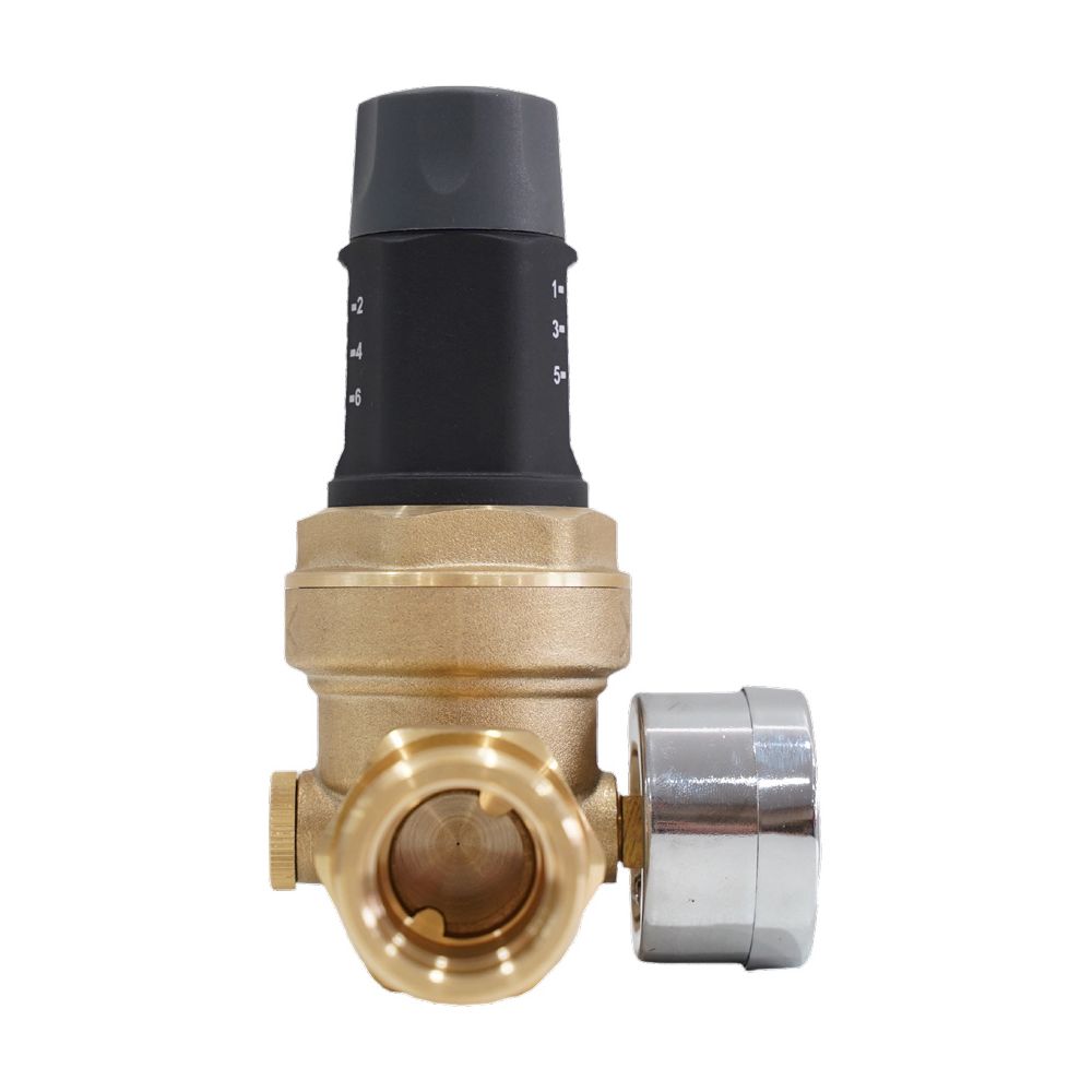 Aqmos Druckminderer voreinstellbar mit Manometer G 1", stufenlos einstellbar 1-6 bar... AQMOS- AQDM-1  (Abb. 5)