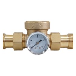 Aqmos Druckminderer voreinstellbar mit Manometer G 1", stufenlos einstellbar 1-6 bar... AQMOS- AQDM-1  (Abb. 1)