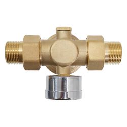 Aqmos Druckminderer voreinstellbar mit Manometer G 3/4", stufenlos einstellbar 1-6 bar... AQMOS-AQDM-34  (Abb. 1)