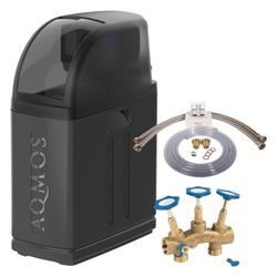 Aqmos Trinkwasser Enthärtungsanlage Weichwasseranlage R2D2-32, bis 3 Personen... AQMOS-AQBM-R2D2-32-BLACK 4260699892041 (Abb. 1)