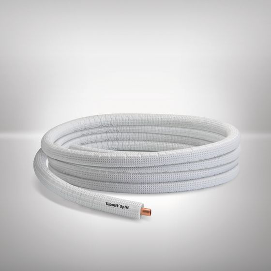 Armacell Tubolit DuoSplit Rohr, Kupferrohr, 6,35/0,8 - 15,87/0,8mm, Länge 25m, Dämmstärke 9mm, UV-beständig