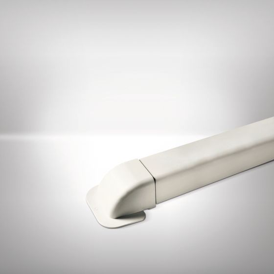 Armacell Wandanschlussstück für Split Breite 110mm, Höhe 75mm, weiß